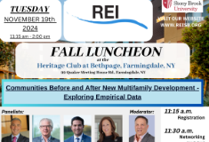 The Real Estate Institute at Stony Brook University hosts annual fall luncheon